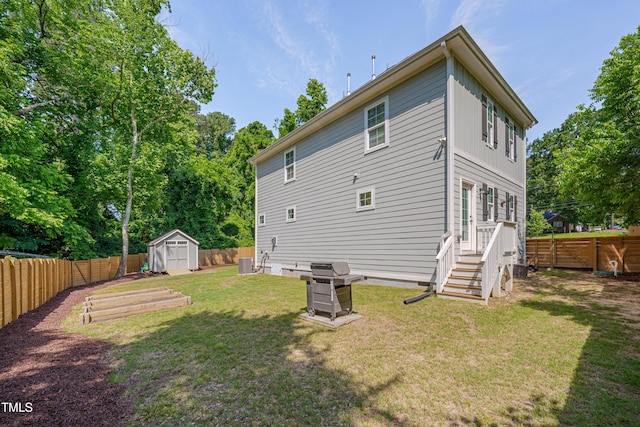 3003 University Dr, Durham, NC 27707 - rear view of house with central air condition unit