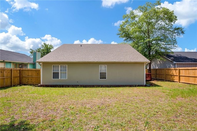 view of back of property