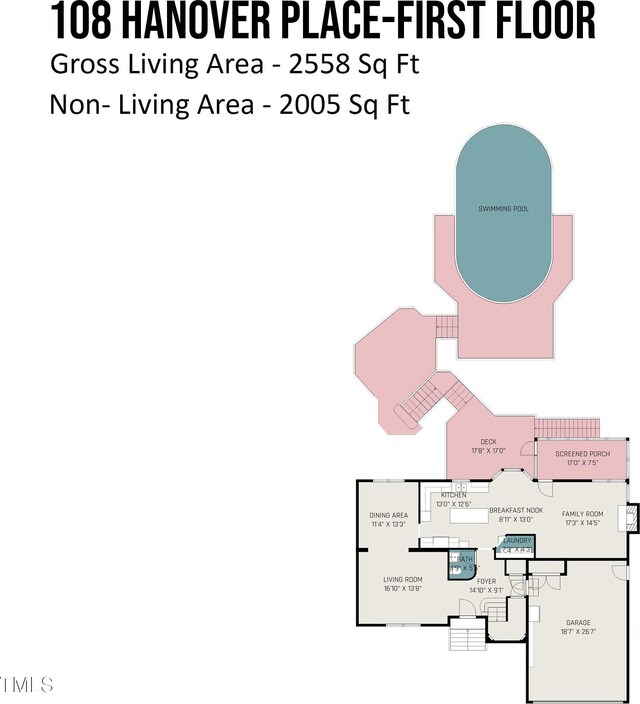 108 Hanover Pl, Chapel Hill, NC 27516 - home floor plan