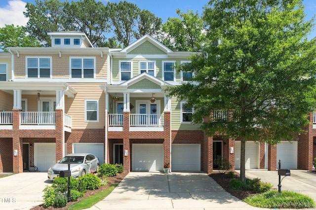 3034 Winfred Dell Ln, Cary, NC 27511 - view of property with an attached garage and driveway