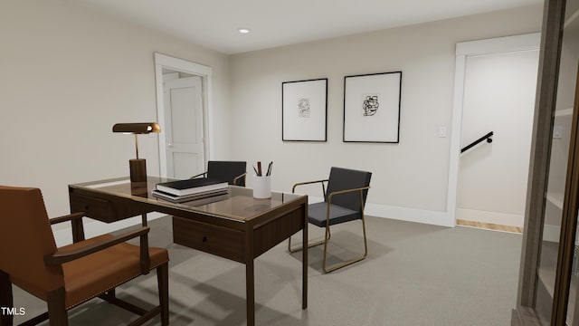 4091 Elk Creek Ln Unit 9, Raleigh, NC 27612 - carpeted office space with recessed lighting and baseboards