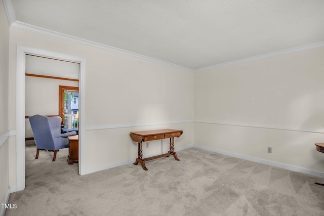 1113 Smokewood Dr, Apex, NC 27502 - carpeted spare room featuring crown molding and baseboards