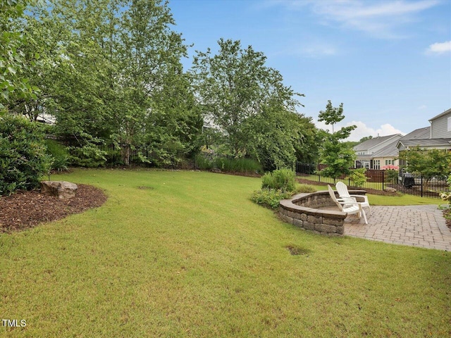 136 Shadow Hawk Dr, Durham, NC 27713 - view of yard featuring a patio area