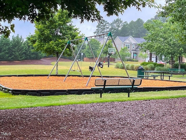 136 Shadow Hawk Dr, Durham, NC 27713 - community playground with a yard