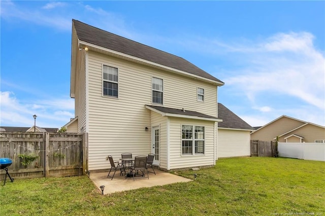 5028 Windflower Dr, Fayetteville, NC 28314 - rear view of property featuring a patio area