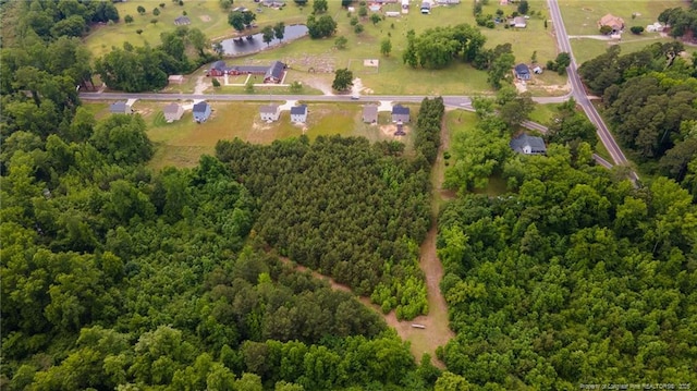 5648 Tolarsville Rd, Saint Pauls, NC 28384 - aerial view of property's location with a heavily wooded area