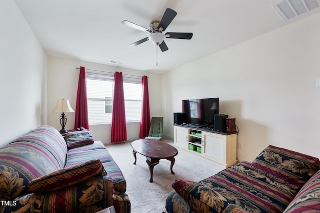30 Junius Birch Trl, Franklinton, NC 27525 - living area featuring carpet floors and ceiling fan