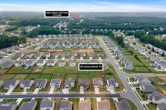 30 Junius Birch Trl, Franklinton, NC 27525 - view of property location with nearby suburban area