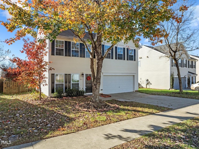 821 Stackhurst Way, Wake Forest, NC 27587 - view of front of property with concrete driveway and an attached garage