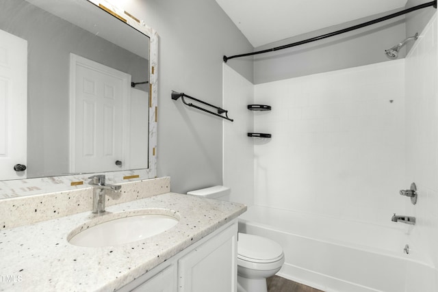 2233 Alpine Rd, Durham, NC 27707 - full bathroom with toilet, bathtub / shower combination, and vanity