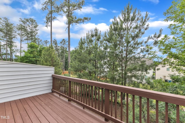 218 Irving Way, Durham, NC 27703 - view of wooden deck