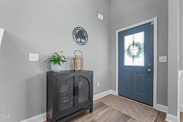784 Cypress Rd, Cameron, NC 28326 - entrance foyer with baseboards and wood finished floors