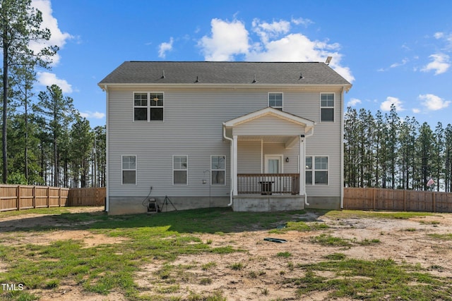 784 Cypress Rd, Cameron, NC 28326 - rear view of property with a fenced backyard and a porch