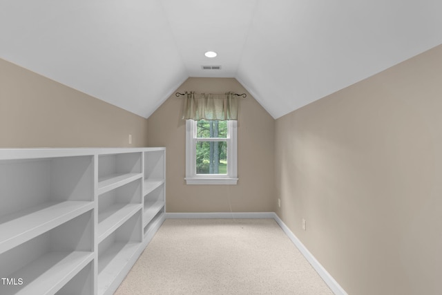 8536 Wolverton Fields Dr, Wake Forest, NC 27587 - additional living space featuring vaulted ceiling and baseboards