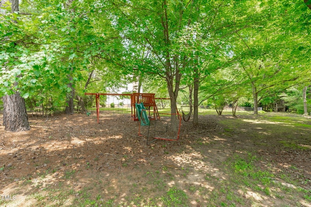 8536 Wolverton Fields Dr, Wake Forest, NC 27587 - view of yard with a playground