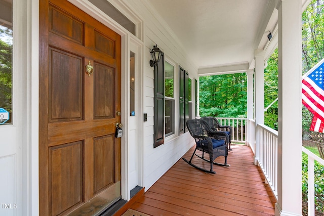 8536 Wolverton Fields Dr, Wake Forest, NC 27587 - view of porch