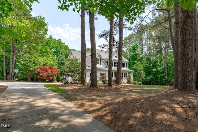 8536 Wolverton Fields Dr, Wake Forest, NC 27587 - view of front of home featuring a porch
