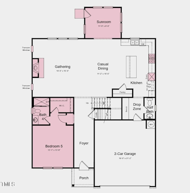 1128 Sun Springs Rd, Wake Forest, NC 27587 - property floor plan