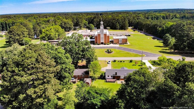 2911 Wicker St, Sanford, NC 27330 - aerial view of a heavily wooded area