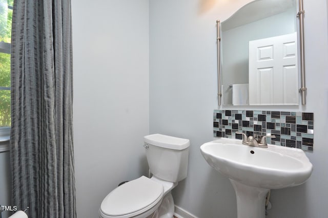 1056 Evening Shade Ave, Rolesville, NC 27571 - bathroom featuring tasteful backsplash and toilet