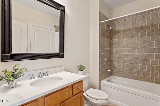 317 W Morgan St Unit 320, Raleigh, NC 27601 - bathroom featuring vanity, shower / bathtub combination, and toilet
