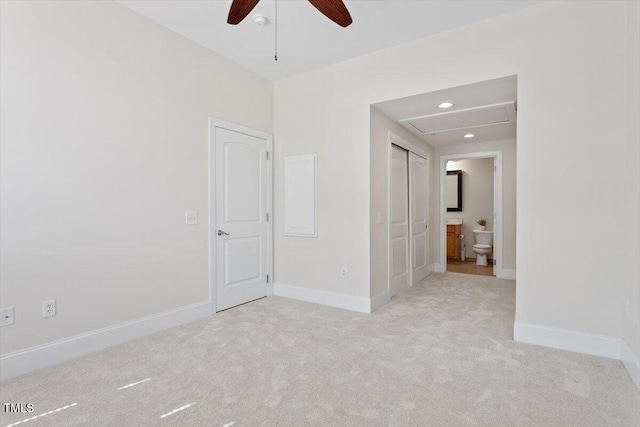 317 W Morgan St Unit 320, Raleigh, NC 27601 - carpeted empty room with ceiling fan and baseboards