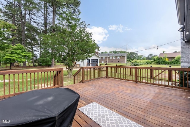 103 Midway Ln, Roanoke Rapids, NC 27870 - deck with grilling area