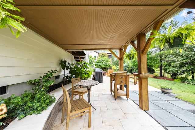633 Copper Beech Ln, Wake Forest, NC 27587 - view of patio / terrace
