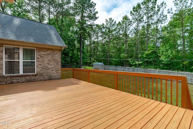 1016 Luminary Ln, Willow Springs, NC 27592 - view of wooden deck
