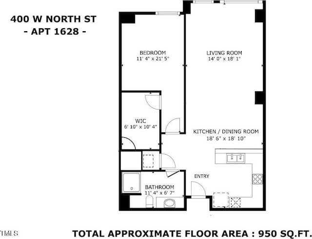 400 W N St Unit 1628, Raleigh, NC 27603 - photo 34