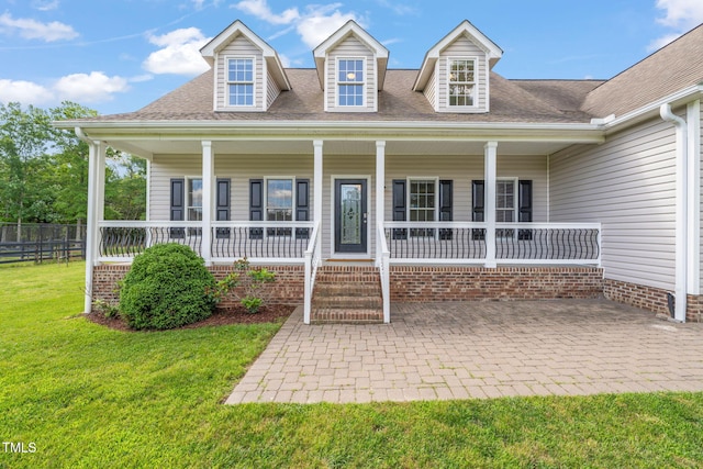 1717 Ormond Rd, Hurdle Mills, NC 27541 - view of front of home with covered porch and a shingled roof