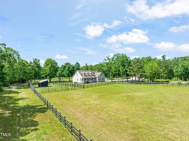 1717 Ormond Rd, Hurdle Mills, NC 27541 - view of yard featuring a view of countryside