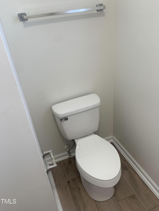 2001 Ballston Pl, Knightdale, NC 27545 - bathroom with toilet and wood finished floors