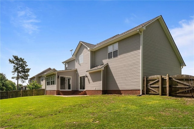 11 Checkmate Ct, Cameron, NC 28326 - rear view of property with a gate and entry steps