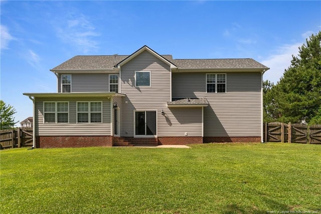 11 Checkmate Ct, Cameron, NC 28326 - rear view of property with a gate and entry steps
