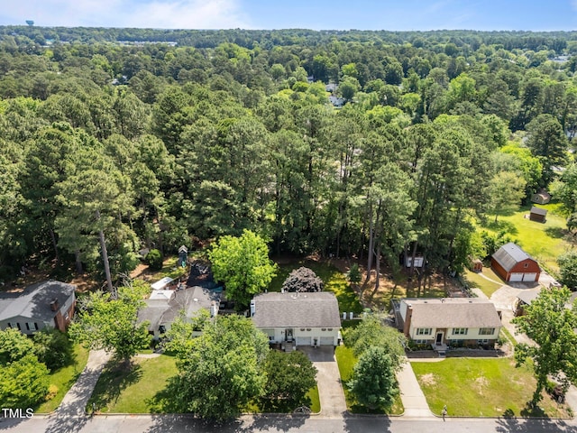 3620 Arrowwood Dr, Raleigh, NC 27604 - bird's eye view of a forest