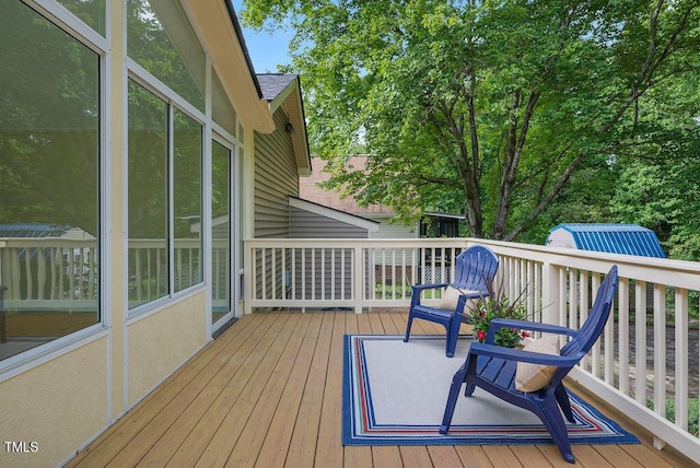 847 E Maple Ln, Fuquay Varina, NC 27526 - view of deck