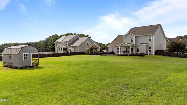 30 Sunbury Ct, Zebulon, NC 27597 - view of yard featuring a wooden deck