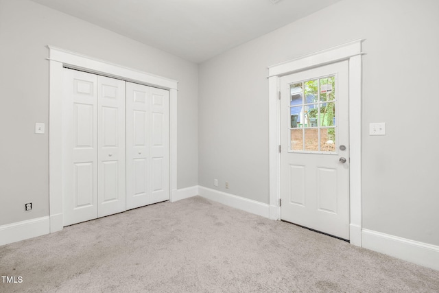 1008 Dorothea Dr, Raleigh, NC 27603 - unfurnished bedroom with carpet flooring, baseboards, and a closet