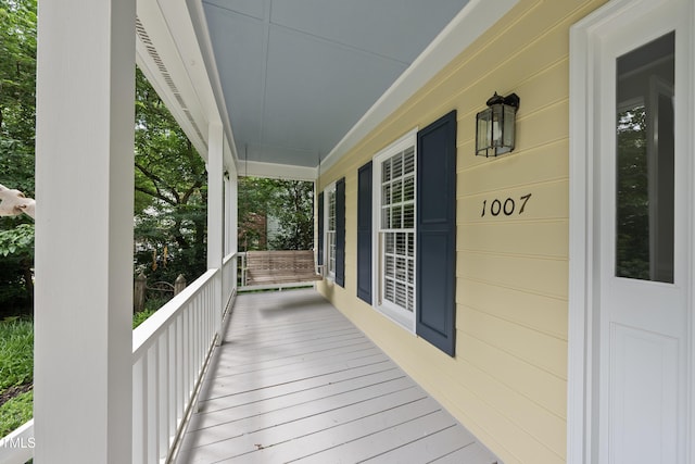 1007 Surry Dale Ct, Apex, NC 27502 - view of wooden porch