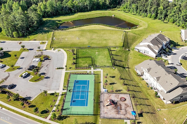 2264 Jollay St, Durham, NC 27703 - drone / aerial view of a nearby body of water