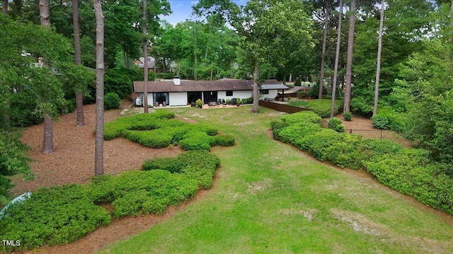 500 Walnut Creek Dr, Goldsboro, NC 27534 - view of front of property with view of wooded area