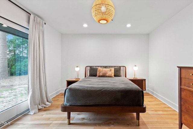 500 Walnut Creek Dr, Goldsboro, NC 27534 - bedroom with light wood-style floors, recessed lighting, and baseboards