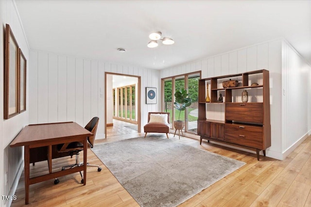 500 Walnut Creek Dr, Goldsboro, NC 27534 - office area with light wood-type flooring