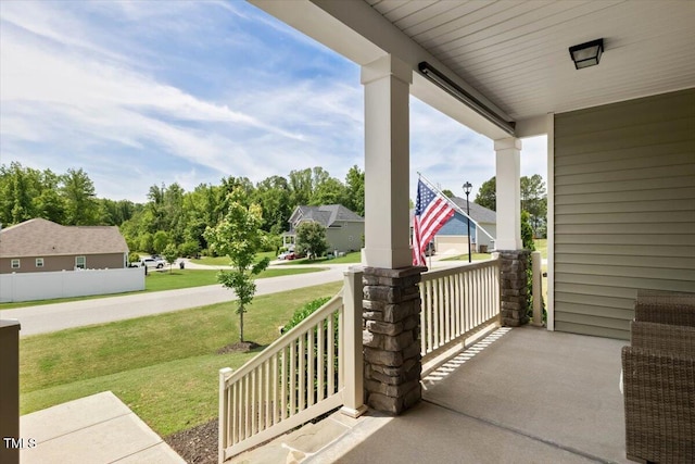 7801 Charters End St, Willow Springs, NC 27592 - porch with a yard