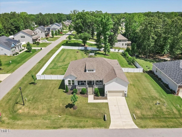 7801 Charters End St, Willow Springs, NC 27592 - aerial perspective of suburban area