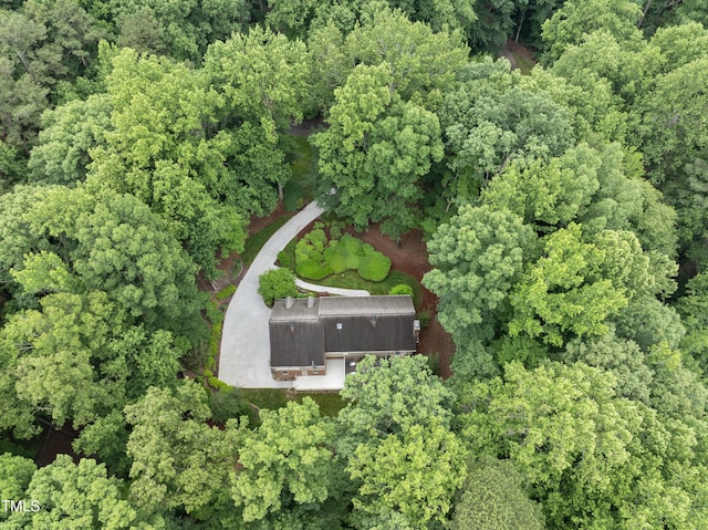 2300 Valley Forge Dr, Raleigh, NC 27615 - aerial view of property's location with a forest