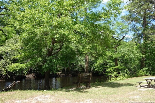 706 Riverside Dr, Lumberton, NC 28358 - view of green lawn featuring a water view