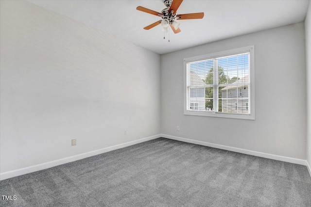 1420 Lagerfeld Way, Wake Forest, NC 27587 - carpeted empty room with baseboards and ceiling fan