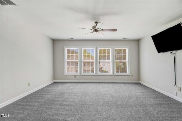 1420 Lagerfeld Way, Wake Forest, NC 27587 - carpeted spare room with a ceiling fan and baseboards